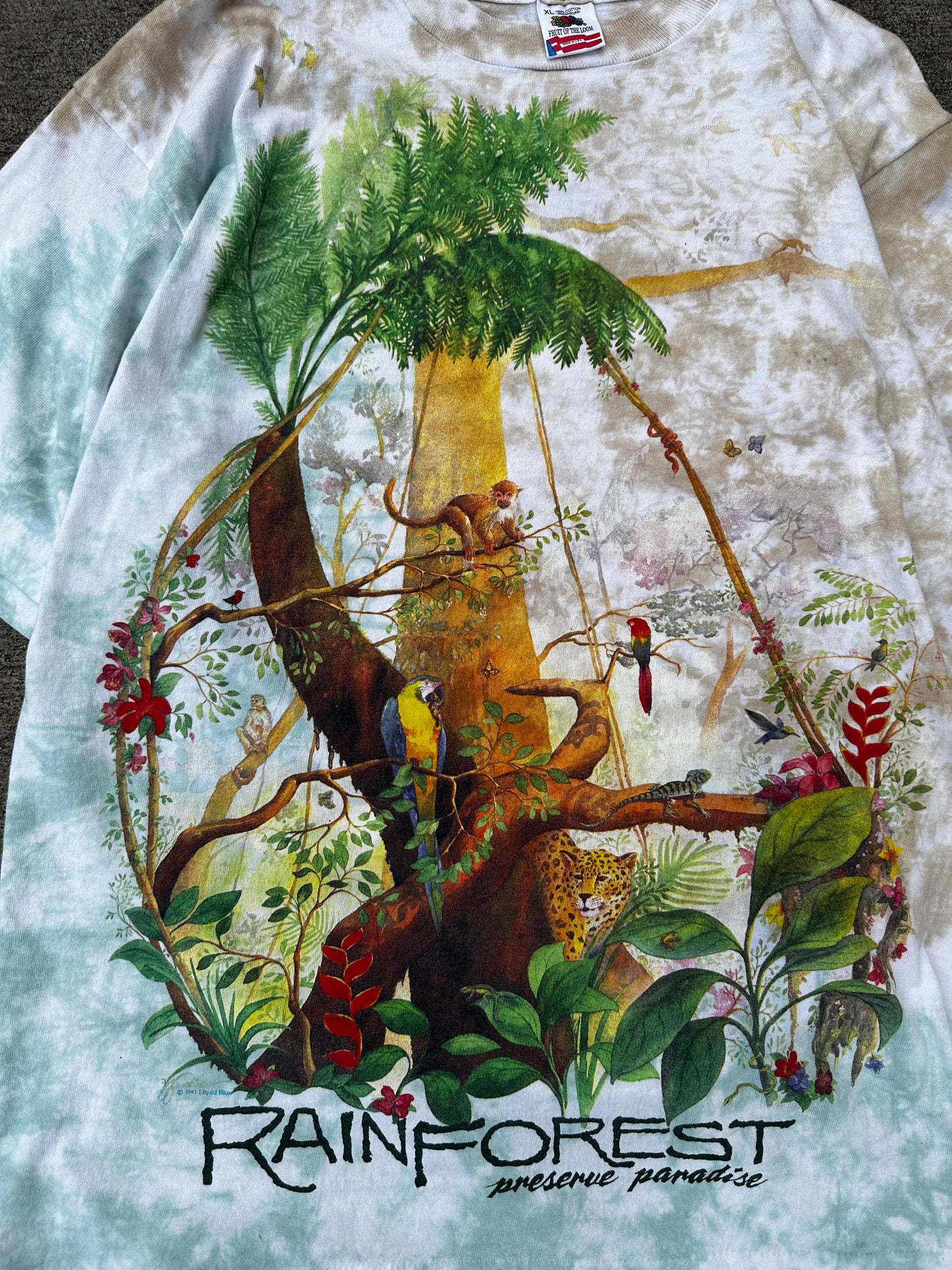 (XL) 90’s Rainforest Tee