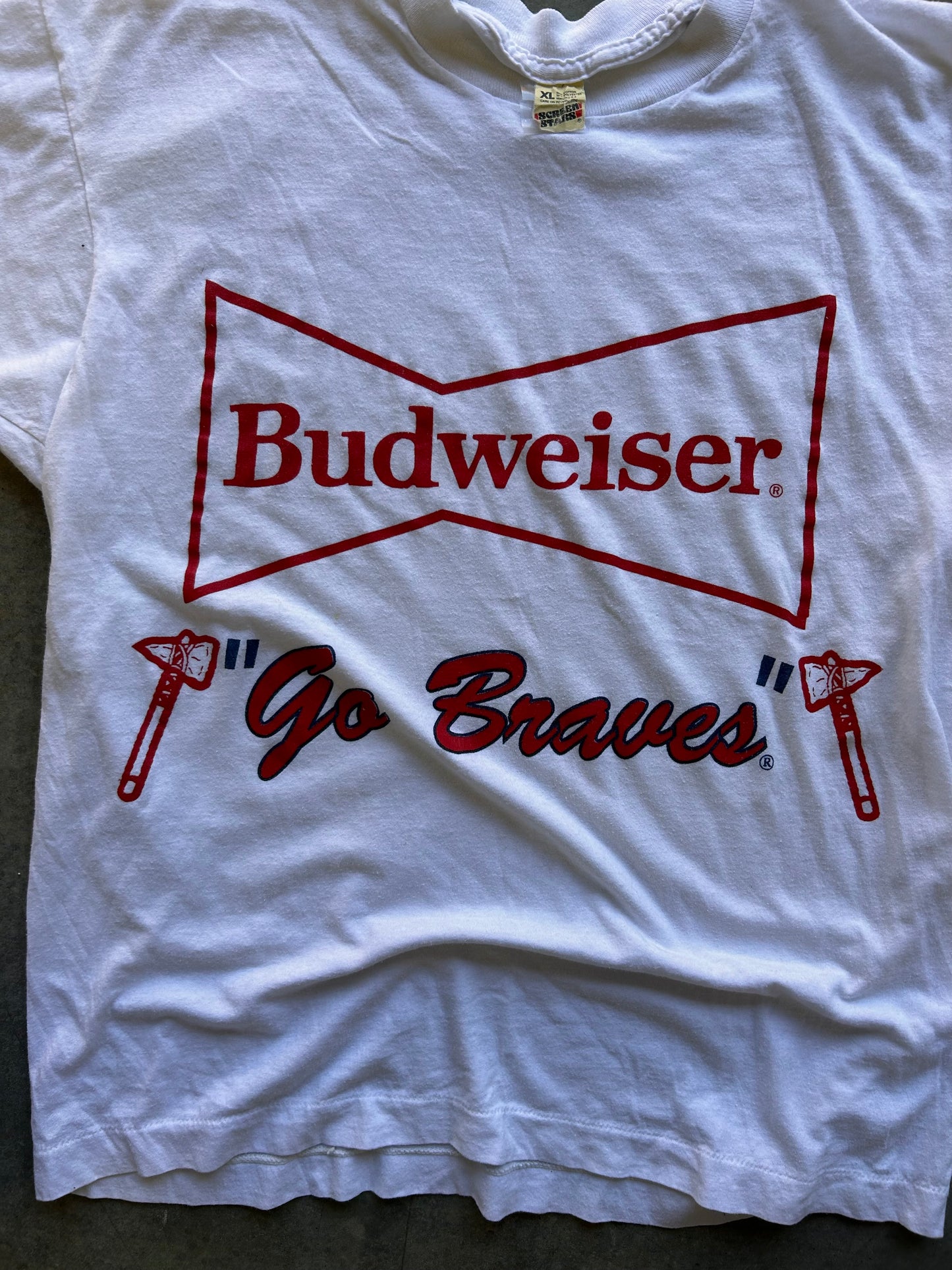 (XL) 80’s Bud & Braves T