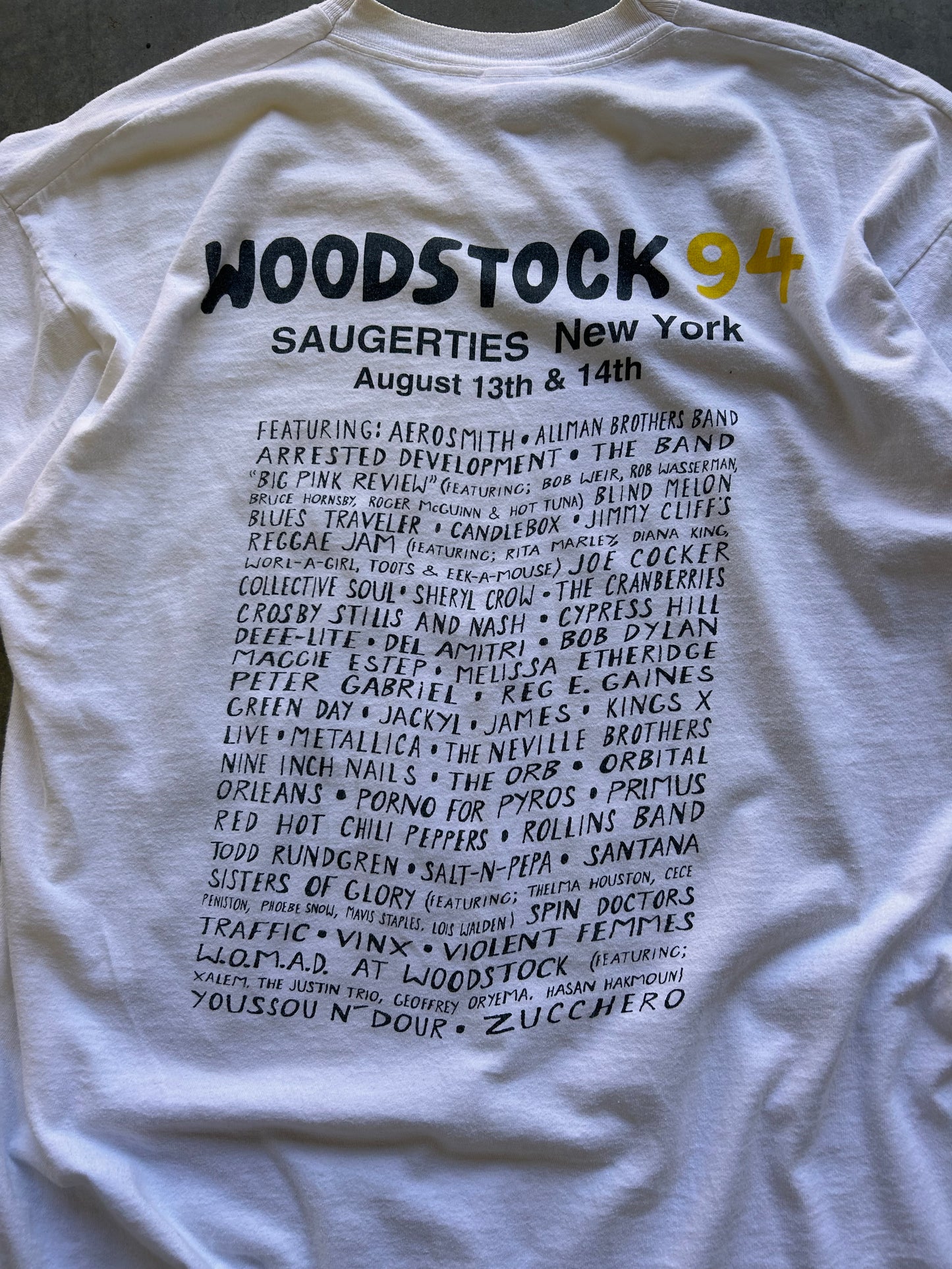 (XL) 90’s Woodstock Music Tee