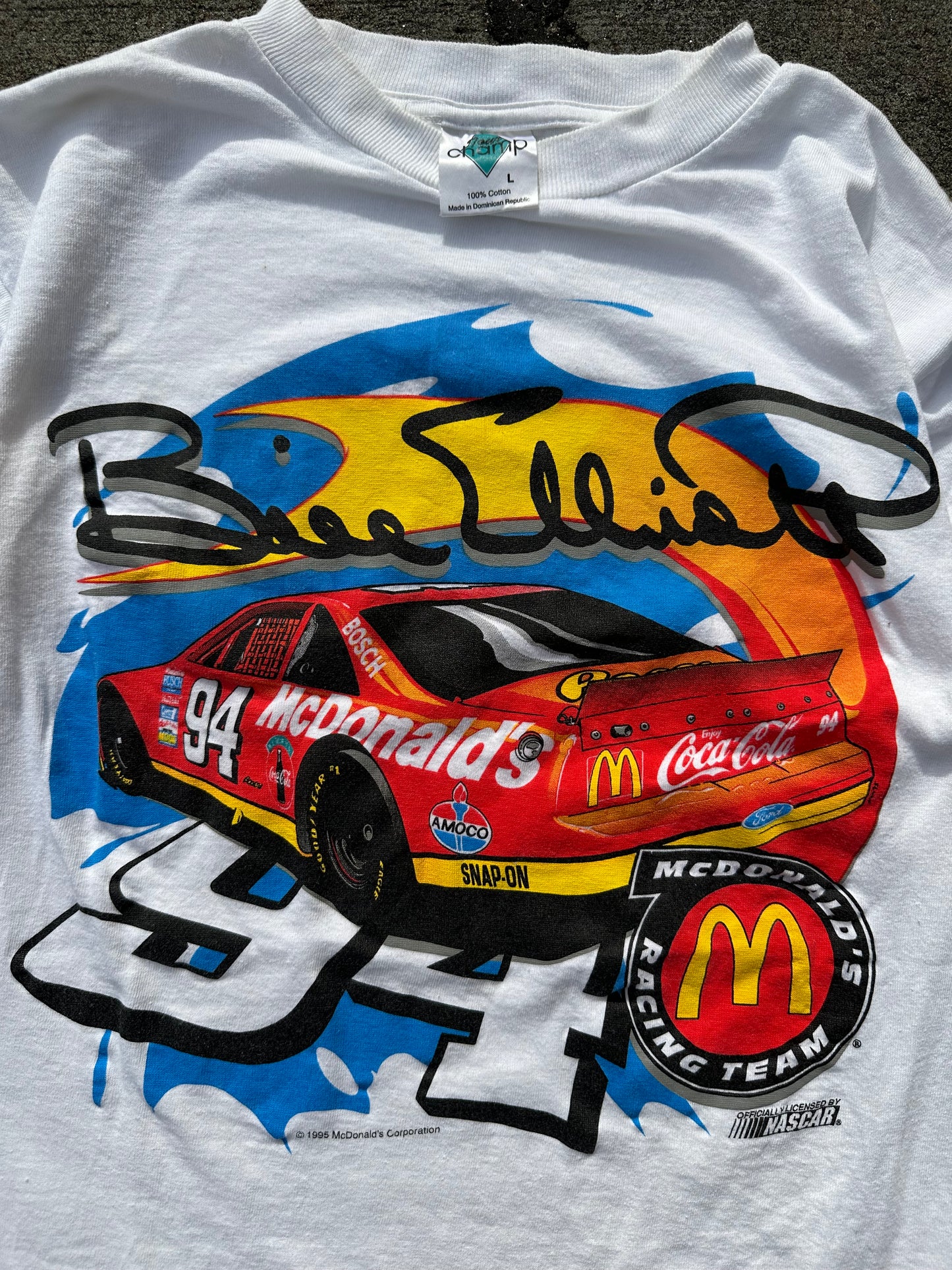 (L) 90’s Bill Elliot Nascar Tee