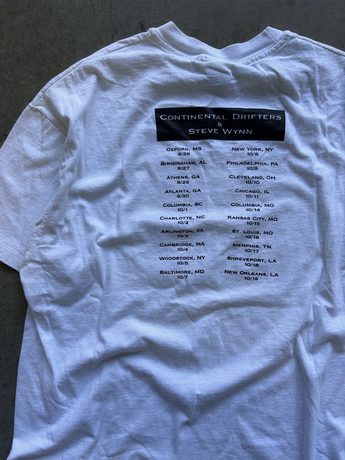 (XL) 90’s Steve Wynn Music Tour Tee