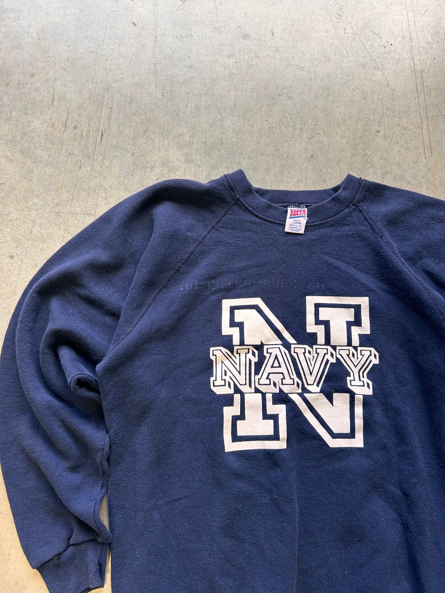 (L) 80’s Navy Sweatshirt