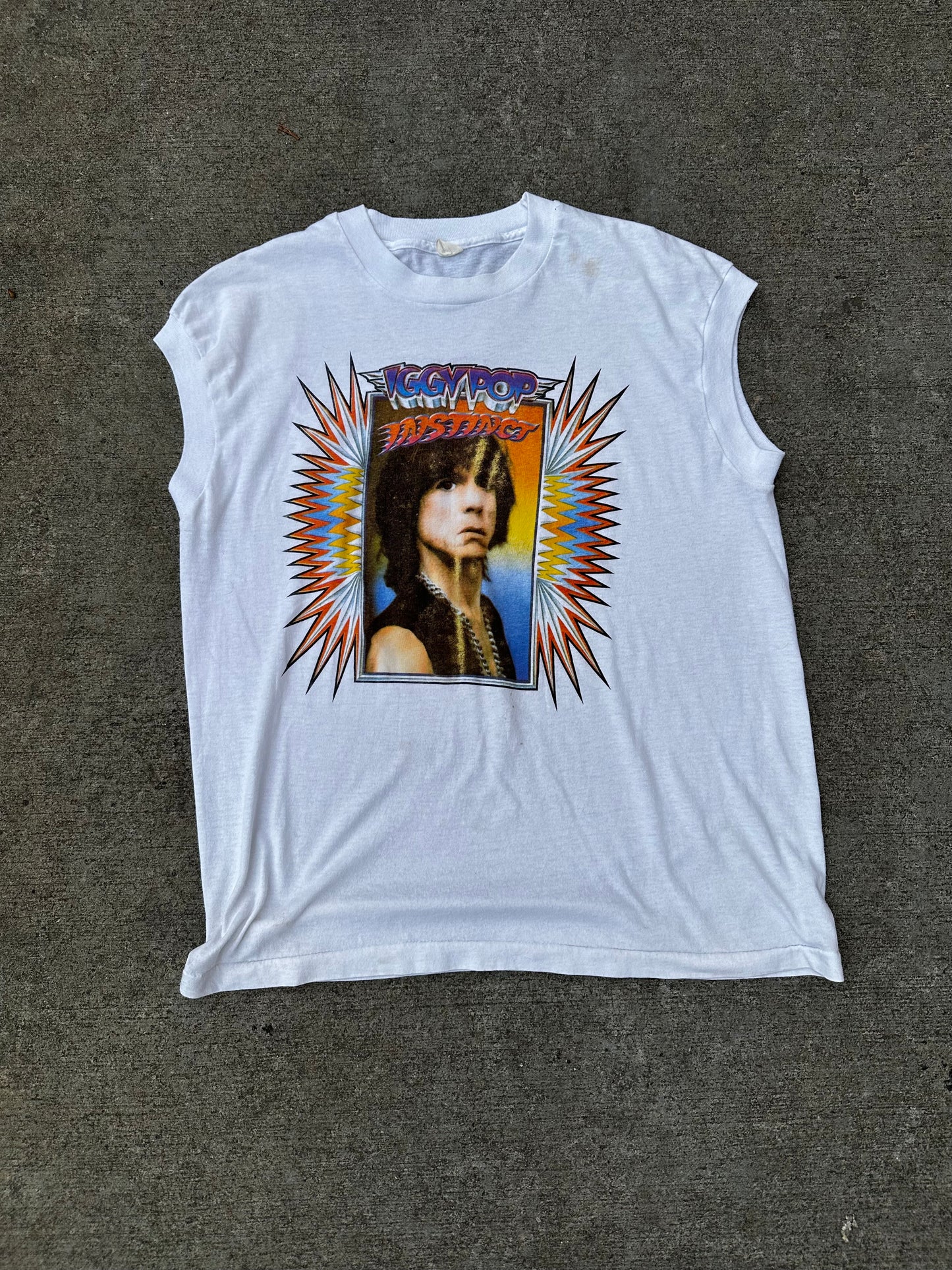 (L) 80’s Iggy Pop Sleeveless